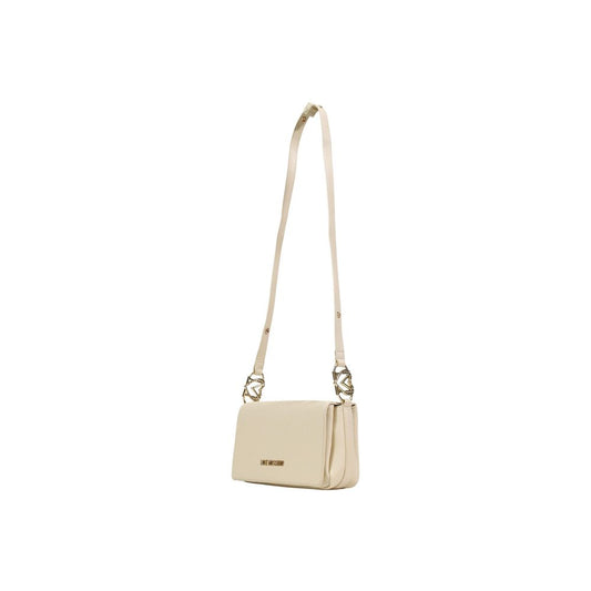Love Moschino Beige Polyethylene Handbag - ClickThatClicks 