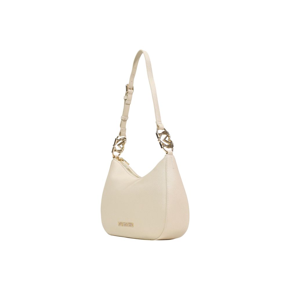 Love Moschino Beige Polyethylene Handbag - ClickThatClicks 