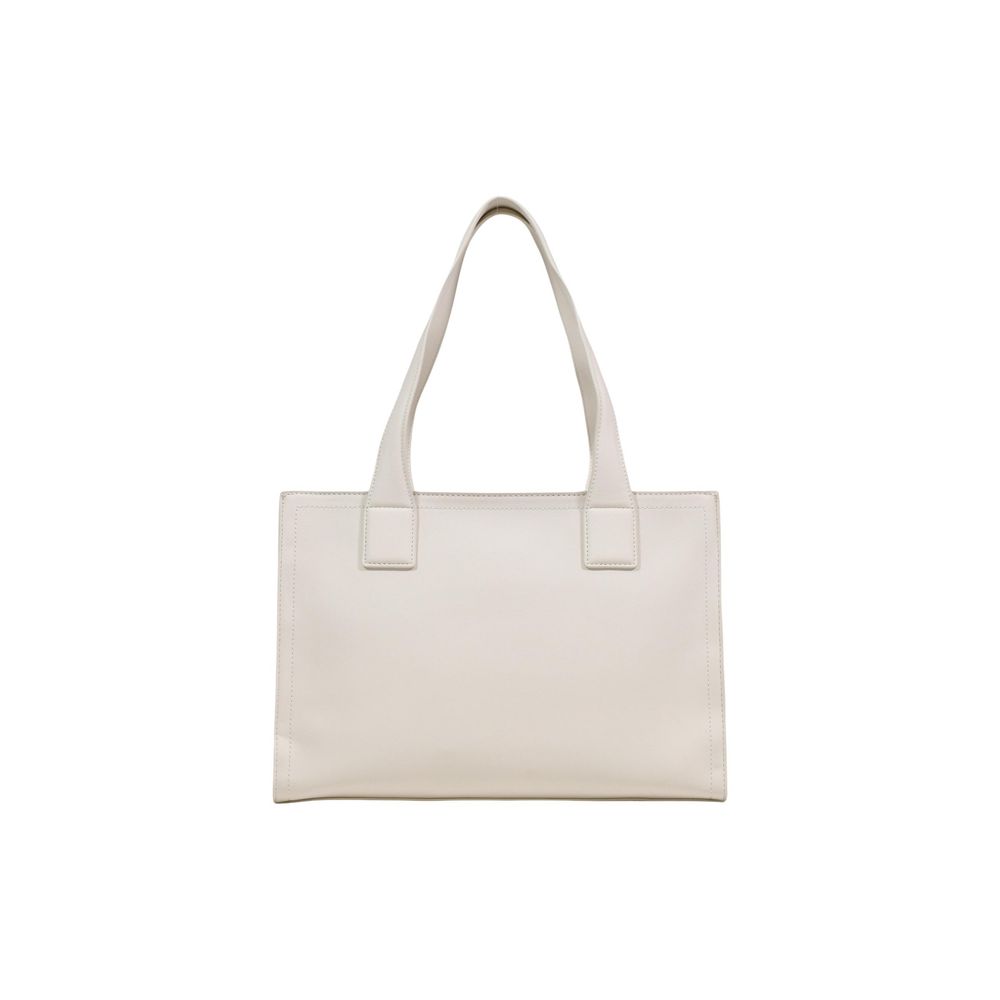 Love Moschino Beige Polyethylene Handbag - ClickThatClicks 