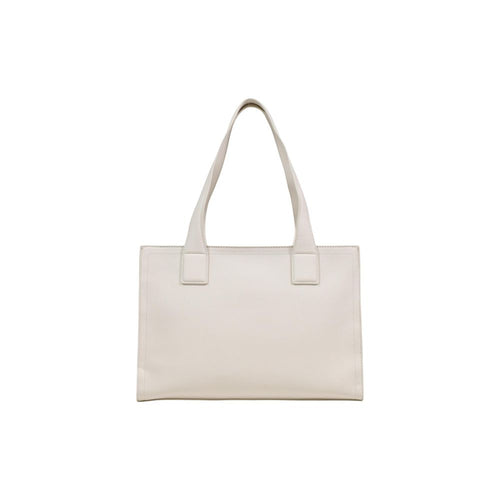 Love Moschino Beige Polyethylene Handbag - ClickThatClicks 