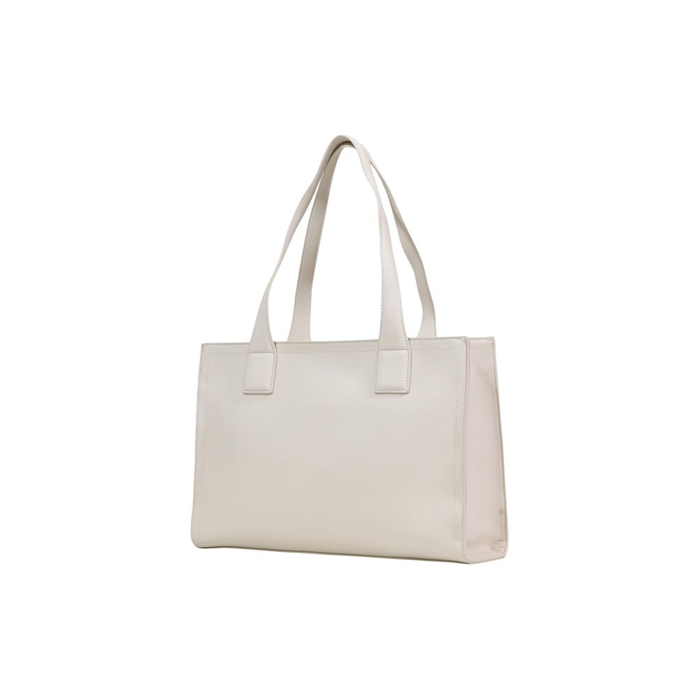 Love Moschino Beige Polyethylene Handbag - ClickThatClicks 