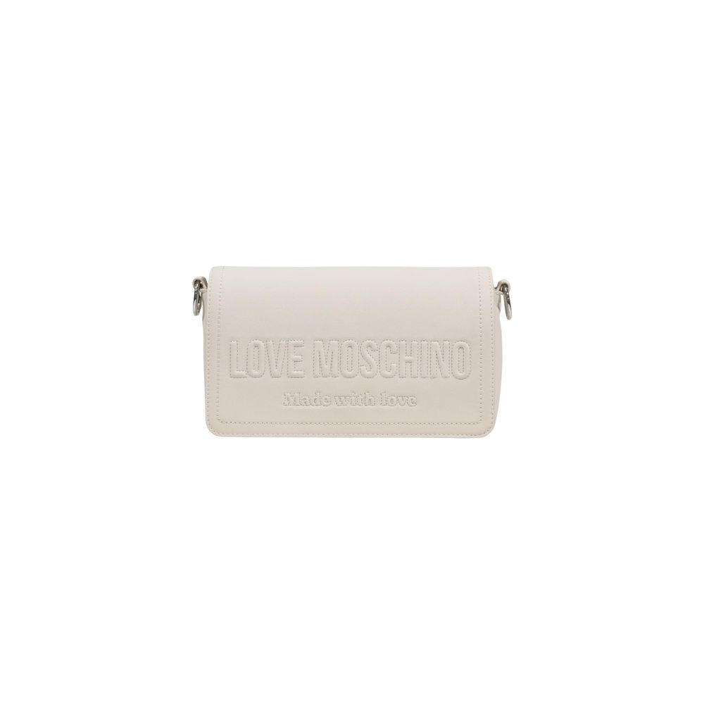 Love Moschino Beige Polyethylene Handbag - ClickThatClicks 
