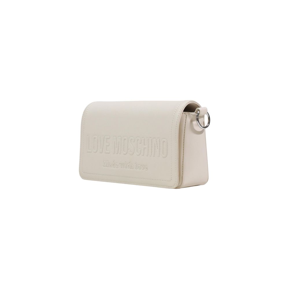 Love Moschino Beige Polyethylene Handbag - ClickThatClicks 