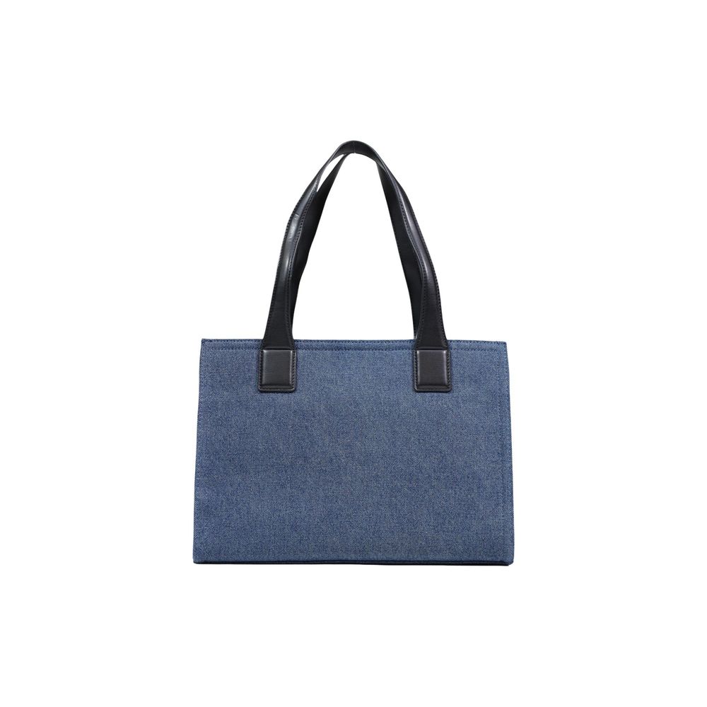 Love Moschino Blue Cotton Handbag - ClickThatClicks 
