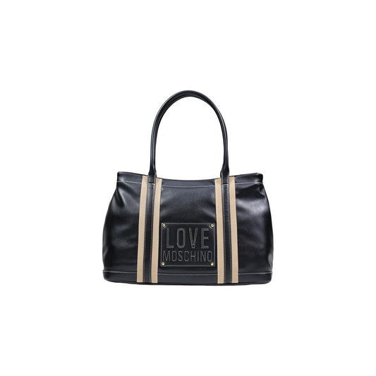 Love Moschino Black Polyethylene Handbag - ClickThatClicks 