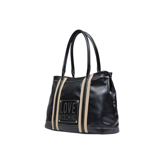 Love Moschino Black Polyethylene Handbag - ClickThatClicks 