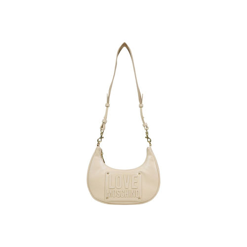 Love Moschino Cream Polyethylene Handbag - ClickThatClicks 