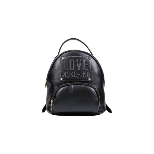 Love Moschino Black Polyethylene Backpack - ClickThatClicks 