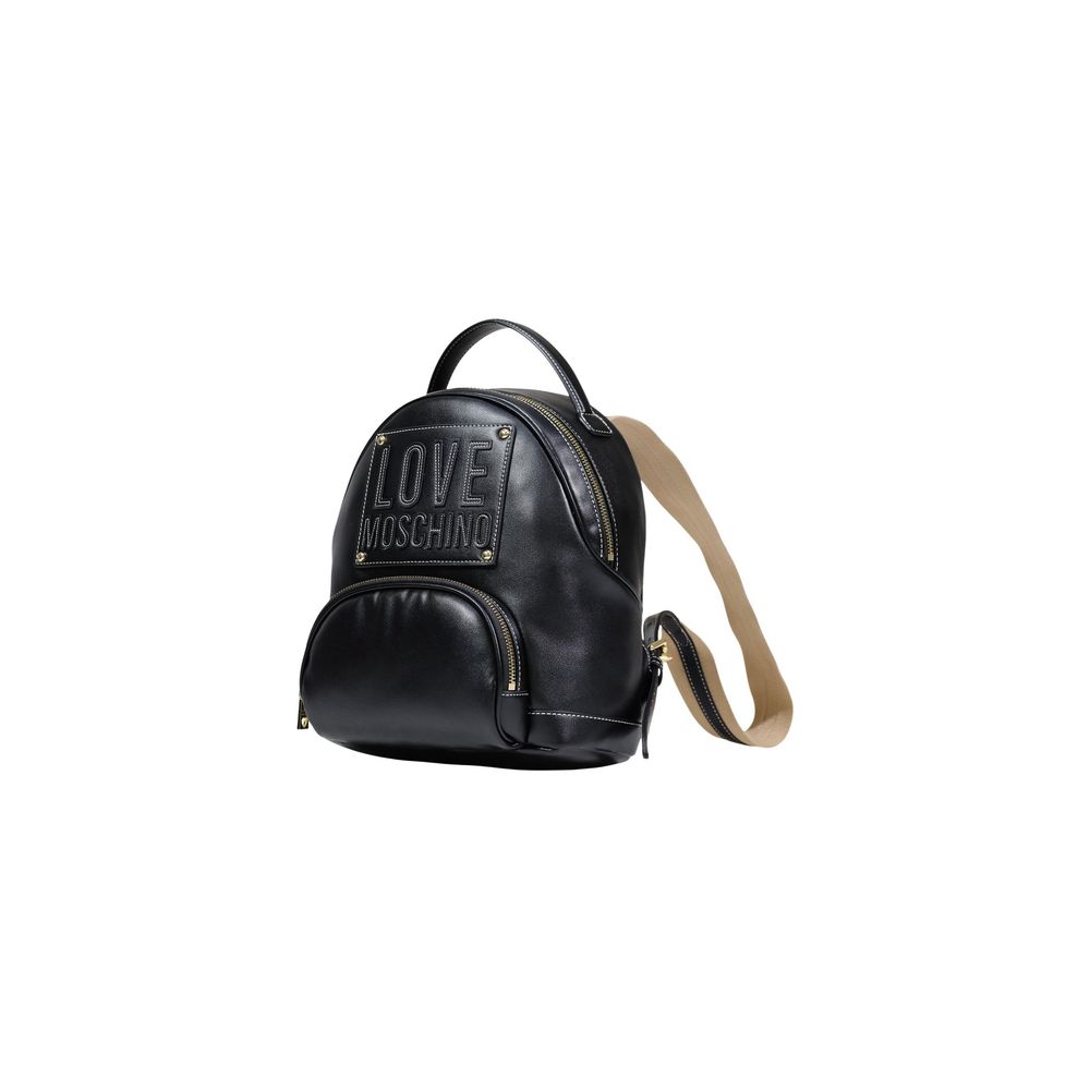 Love Moschino Black Polyethylene Backpack - ClickThatClicks 