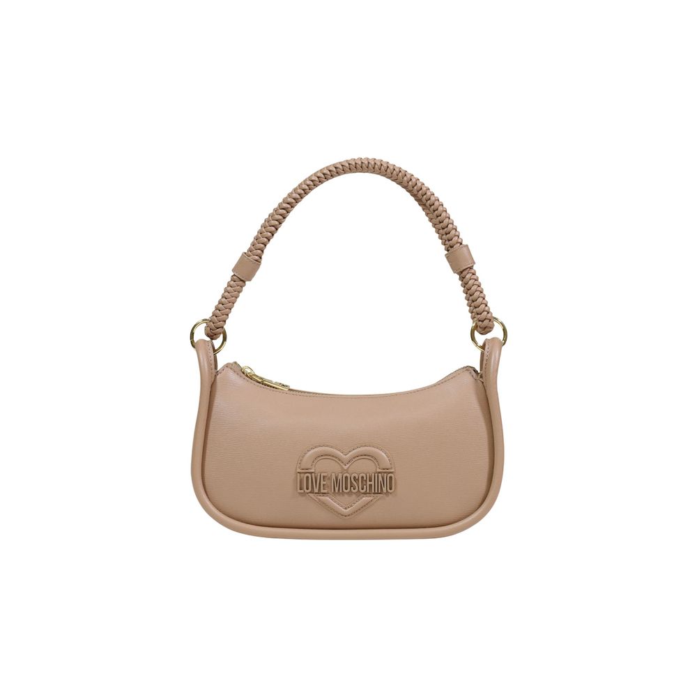 Love Moschino Beige Polyethylene Handbag - ClickThatClicks 
