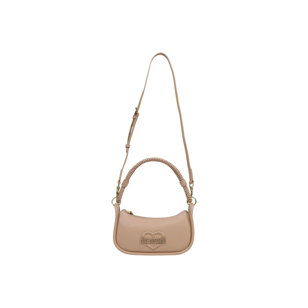 Love Moschino Beige Polyethylene Handbag - ClickThatClicks 