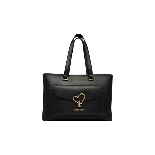 Love Moschino Black Polyethylene Handbag - ClickThatClicks 