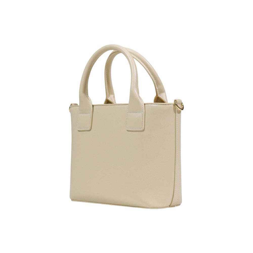 Love Moschino Cream Polyethylene Handbag - ClickThatClicks 