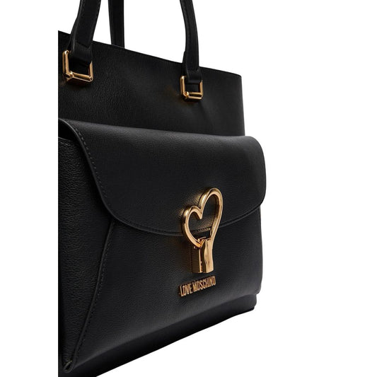 Love Moschino Black Polyethylene Handbag - ClickThatClicks 