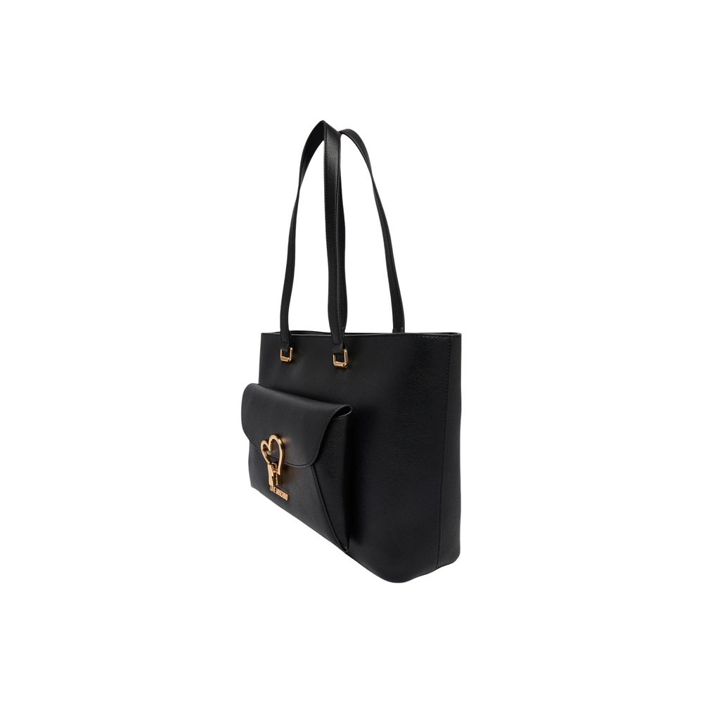 Love Moschino Black Polyethylene Handbag - ClickThatClicks 