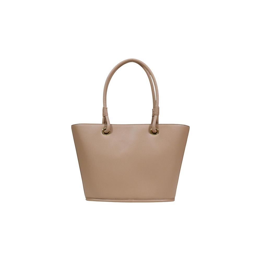 Love Moschino Beige Polyethylene Handbag - ClickThatClicks 
