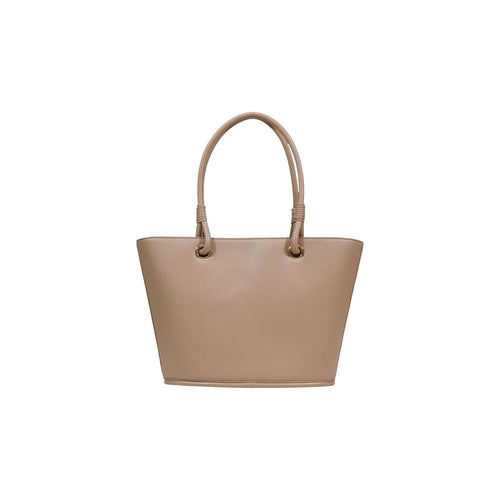 Love Moschino Beige Polyethylene Handbag - ClickThatClicks 
