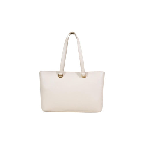 Love Moschino Beige Polyethylene Handbag - ClickThatClicks 