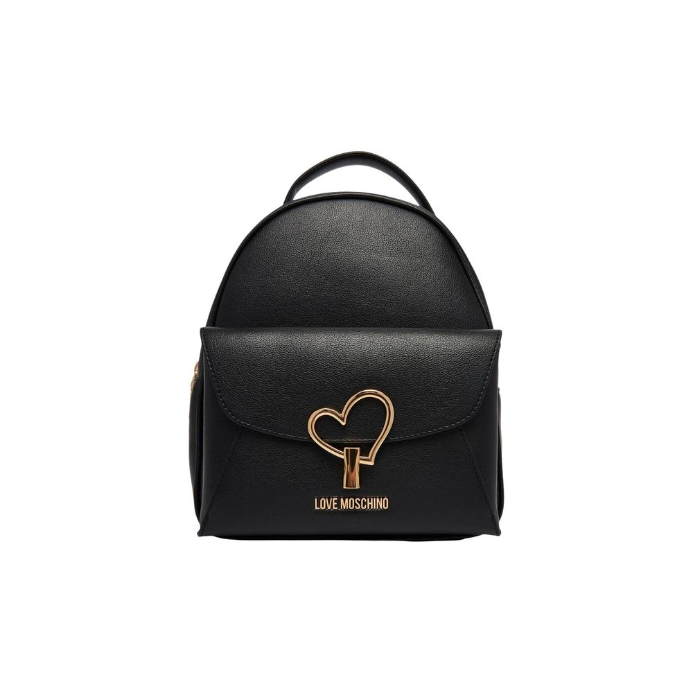 Love Moschino Black Polyethylene Backpack - ClickThatClicks 