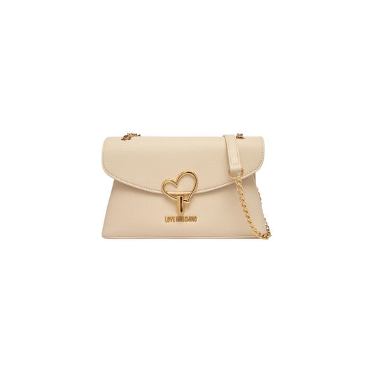 Love Moschino Beige Polyethylene Handbag - ClickThatClicks 