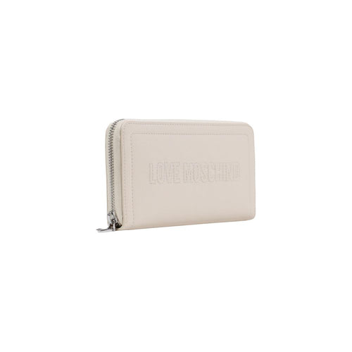 Love Moschino Beige Polyethylene Wallet - ClickThatClicks 
