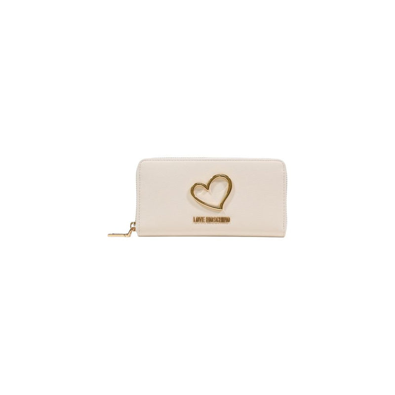 Love Moschino Beige Polyethylene Wallet - ClickThatClicks 
