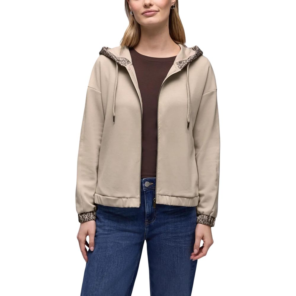 Street One Beige Modal Hoodie - ClickThatClicks 