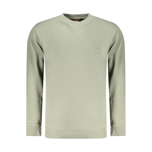 Hugo Boss Verde Cotton Men Sweatshirt - ClickThatClicks 