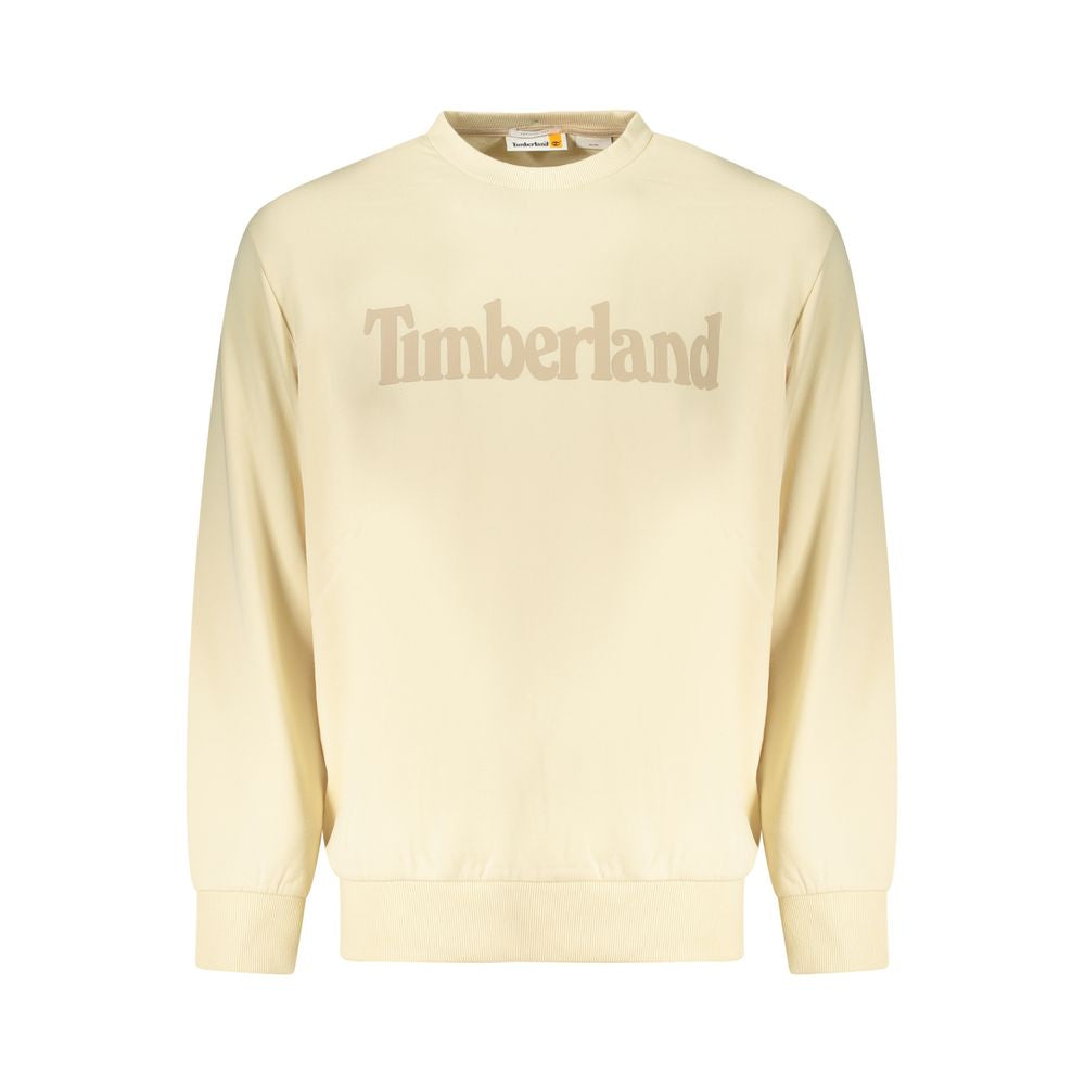 Timberland Beige Cotton Men Sweatshirt - ClickThatClicks 