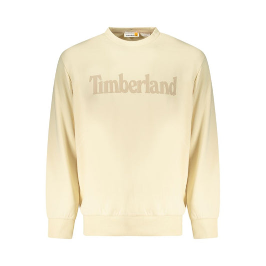 Timberland Beige Cotton Men Sweatshirt - ClickThatClicks 