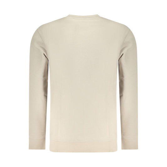 Hugo Boss Beige Cotton Men Sweatshirt - ClickThatClicks 