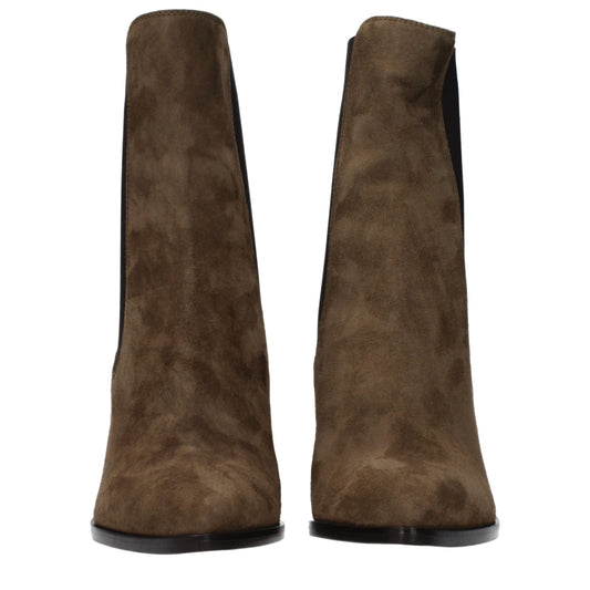 Jimmy Choo Brown Leather Ankle Boots - ClickThatClicks 