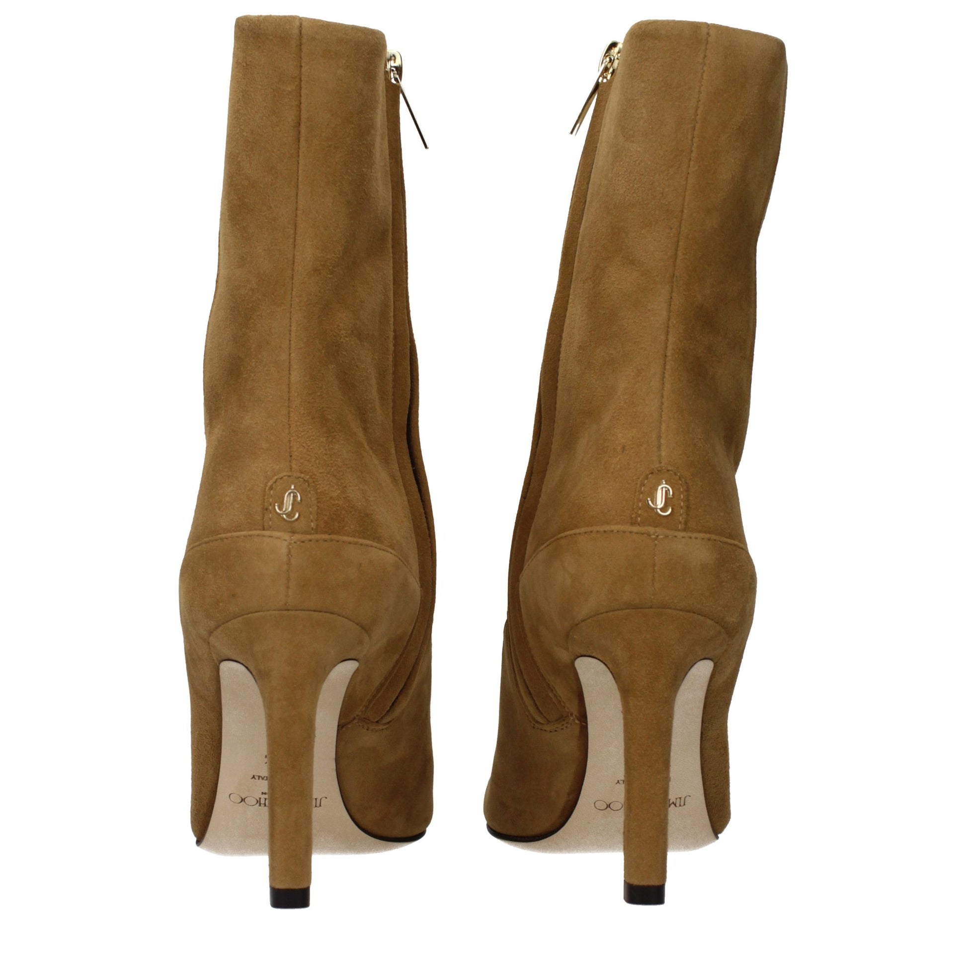 Jimmy Choo Brown Leather Ankle Boots - ClickThatClicks 