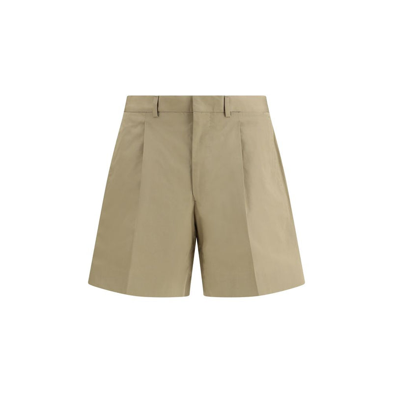 Prada Beige Cotton Bermuda Shorts - ClickThatClicks 