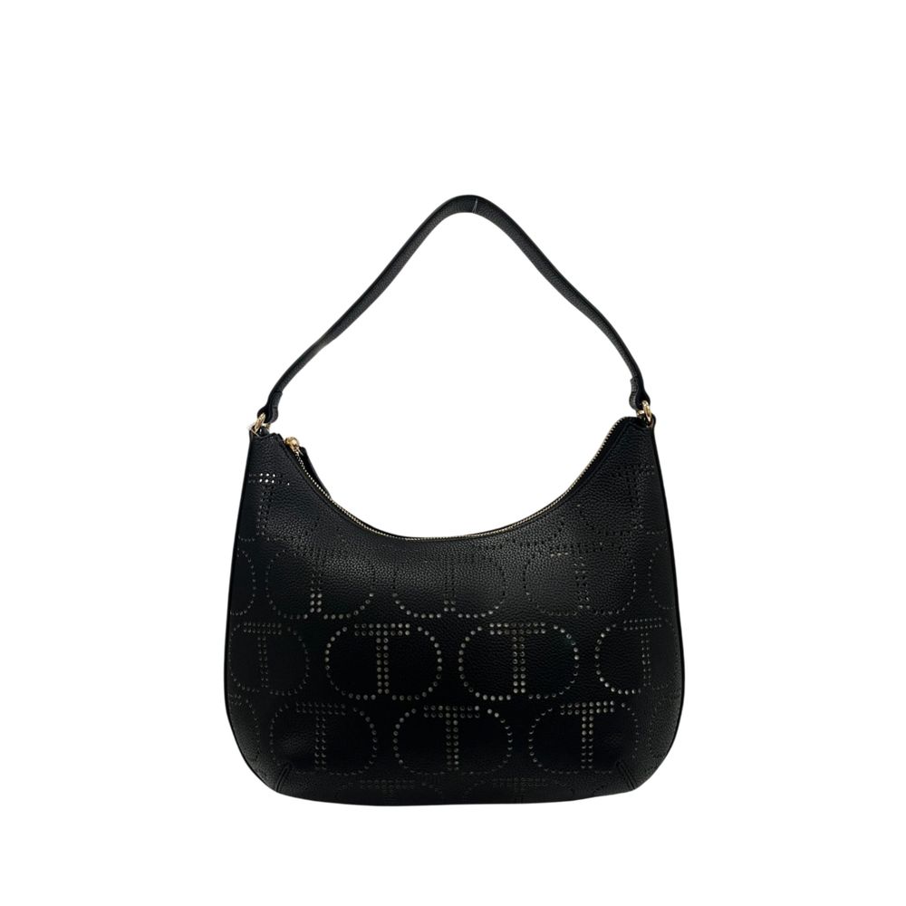 Twinset Black PU Women Handbag - ClickThatClicks 