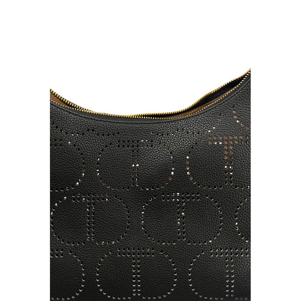 Twinset Black PU Women Handbag - ClickThatClicks 