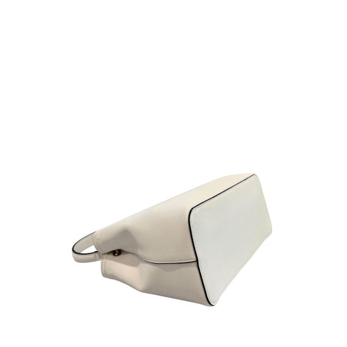 Twinset White PU Women Handbag - ClickThatClicks 