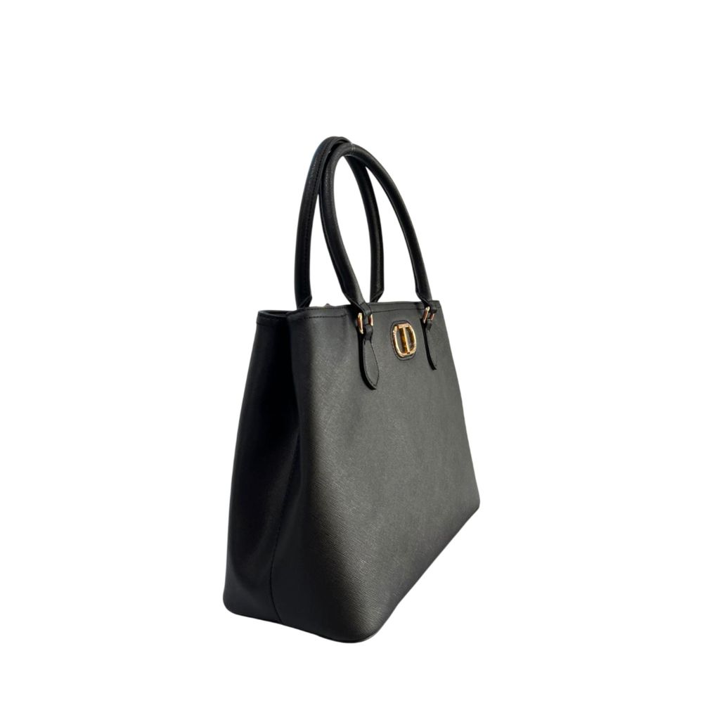 Twinset Yellow Polyurethane Women Shoulder Bag - ClickThatClicks 