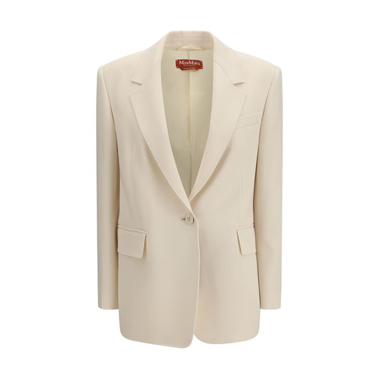 Max Mara Beige Triacetate Blazer - ClickThatClicks 
