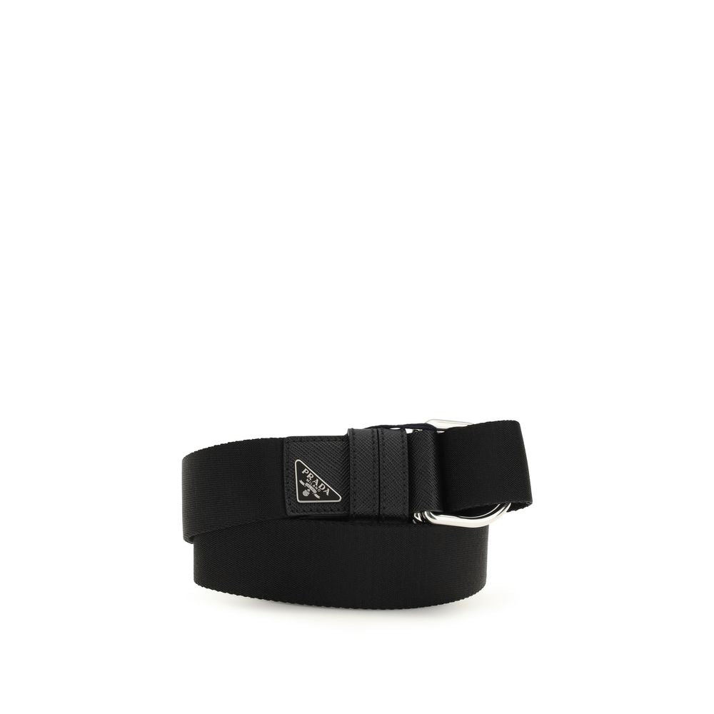 Prada Black Nylon Regular Belt - ClickThatClicks 