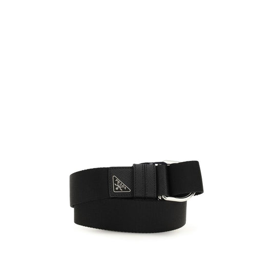 Prada Black Nylon Regular Belt - ClickThatClicks 