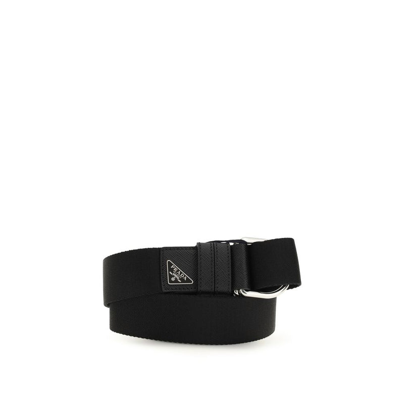 Prada Black Nylon Regular Belt - ClickThatClicks 