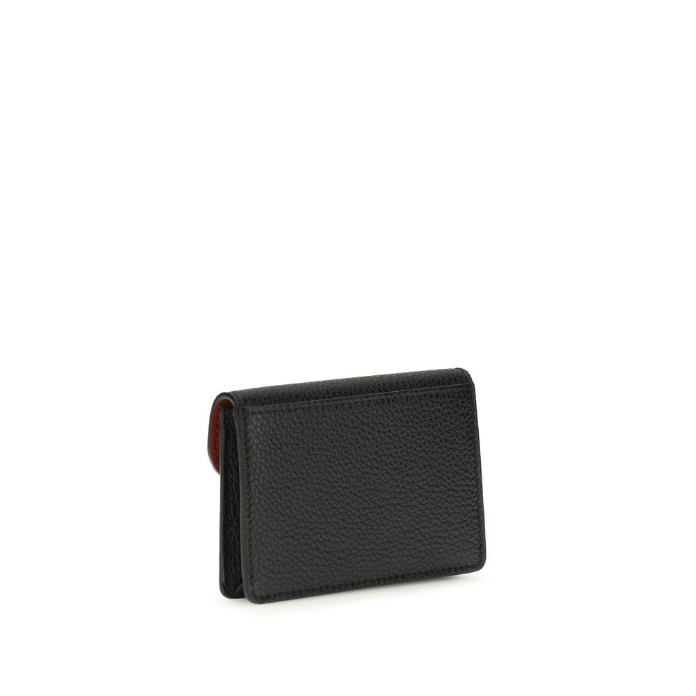 Ferragamo Black Calf Leather Bos Taurus Wallet - ClickThatClicks 