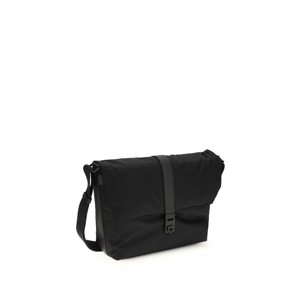 Ferragamo Black Nylon Handbag - ClickThatClicks 
