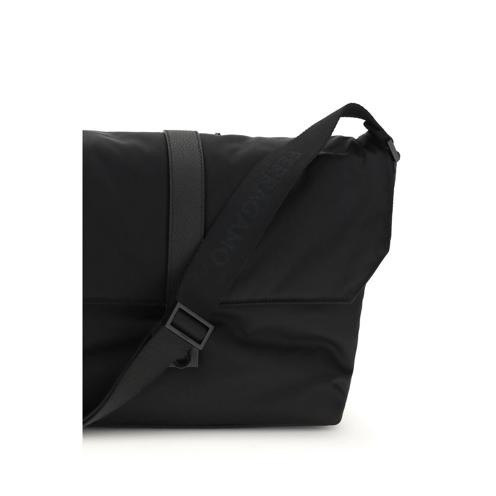 Ferragamo Black Nylon Handbag - ClickThatClicks 