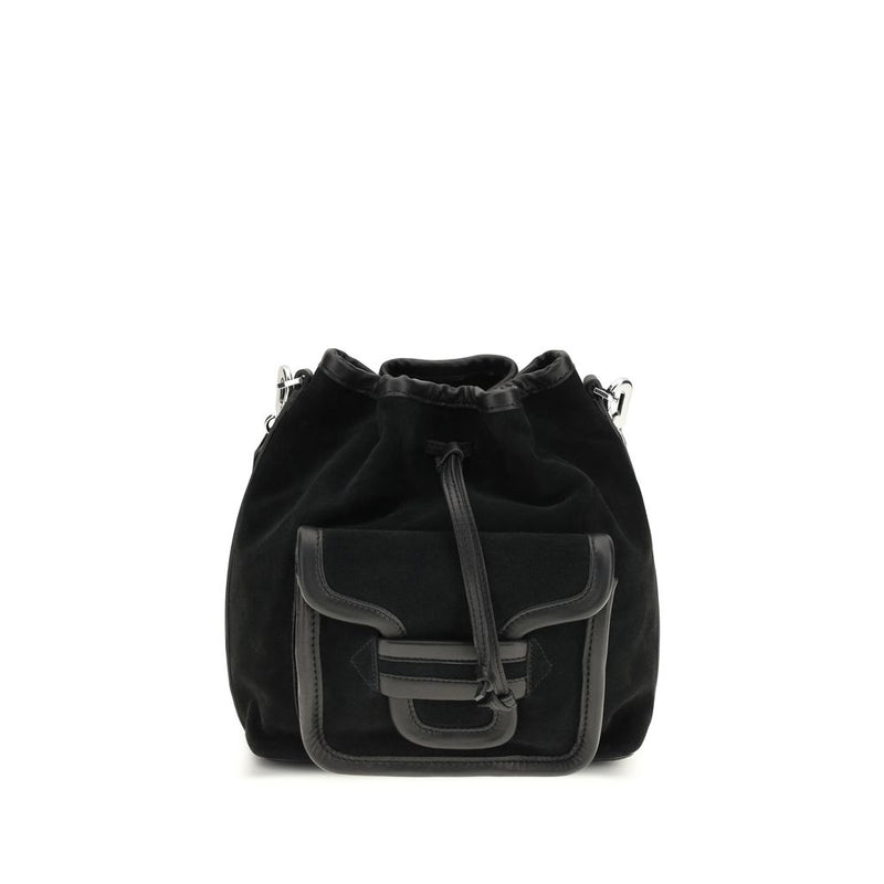 Pierre Hardy Black Calf Leather Bos Taurus Backet Bag - ClickThatClicks 