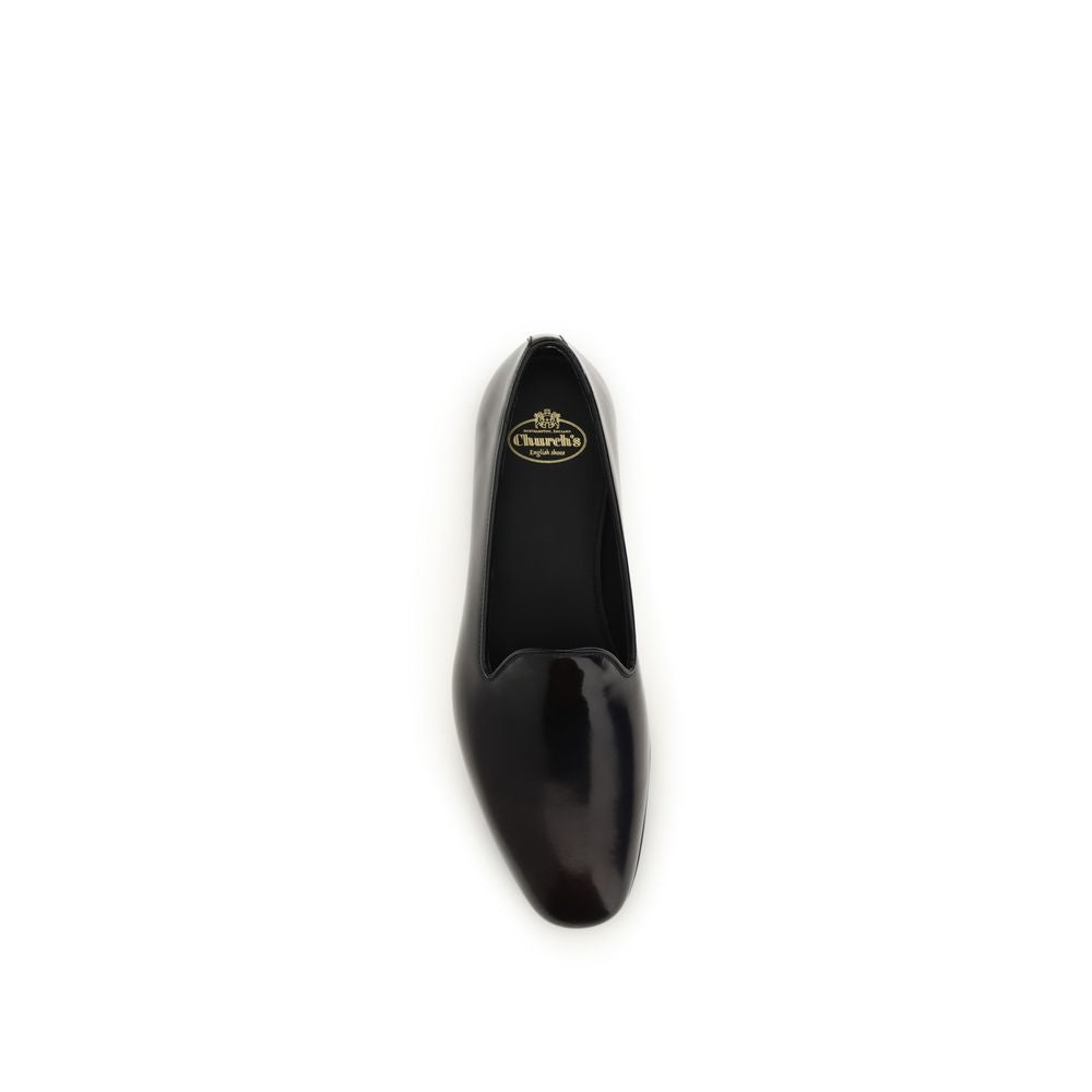 Church's Black Calf Leather Bos Taurus Slip-On Loafers - ClickThatClicks 