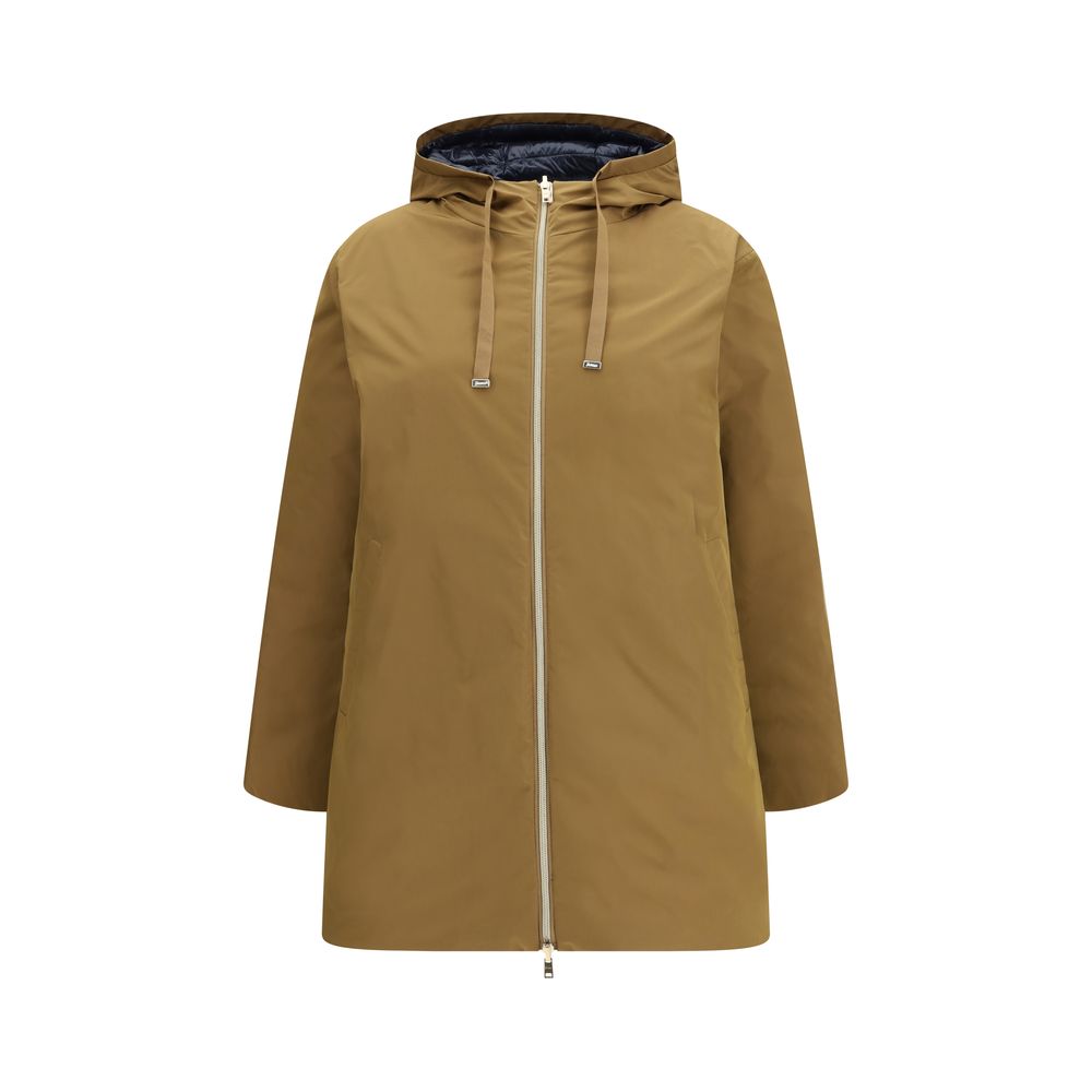 Herno Blue Polyamide Coat - ClickThatClicks 