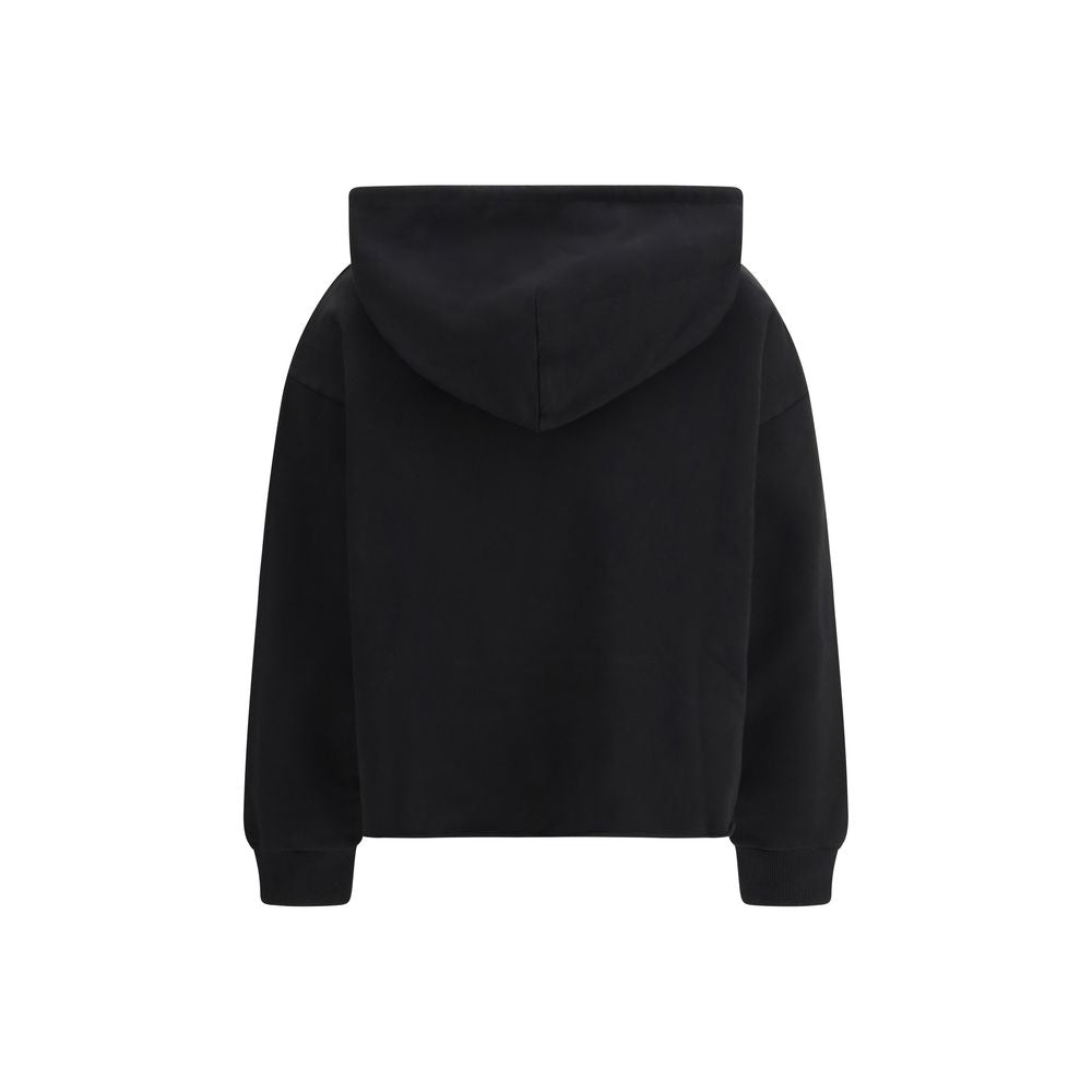 MM6 Black Cotton Sweatshirt - ClickThatClicks 