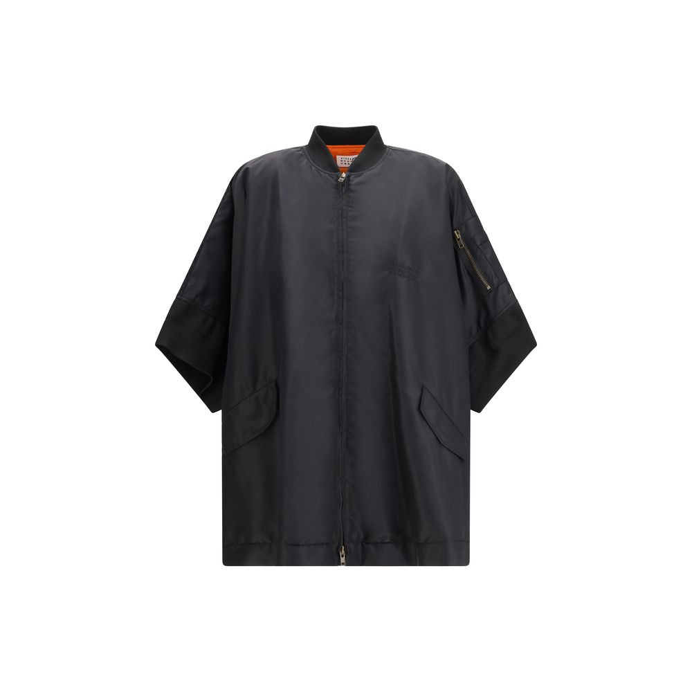 MM6 Black Polyamide Cloacks - ClickThatClicks 